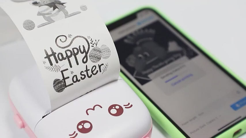 Mini Bluetooth Thermal Printer and 5 thermal paper roll {combo}